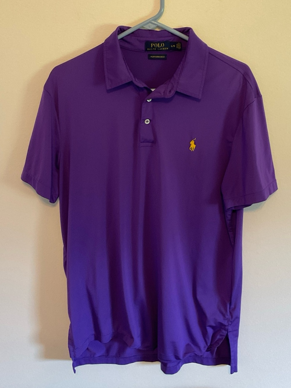 Polo by Ralph Lauren Purple Performance Polo Shirt - Men's size large